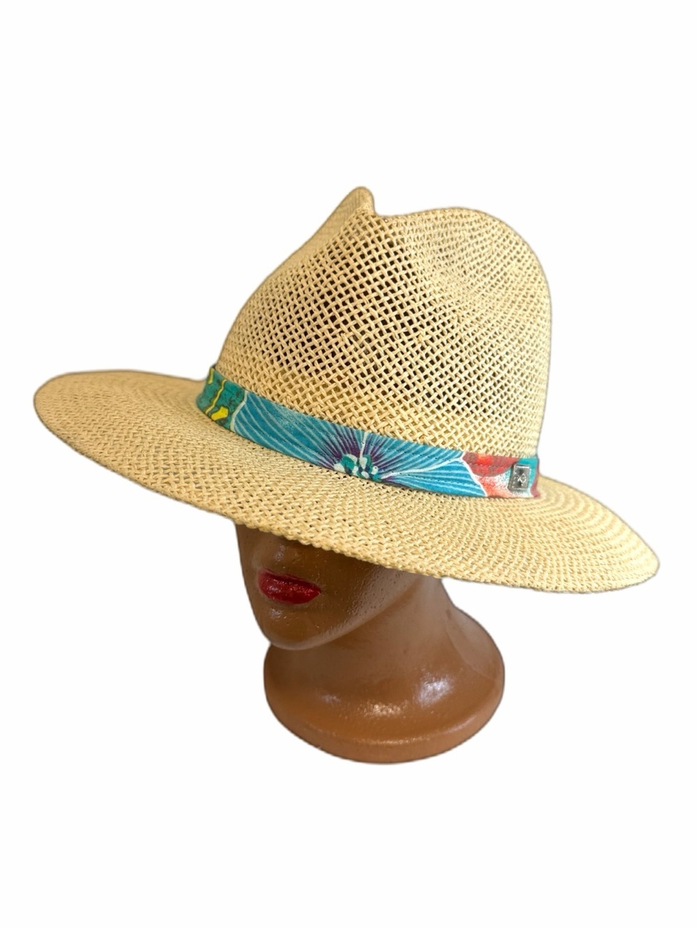 Vintage Summer Club Australia Straw Fedora Hat Unisex